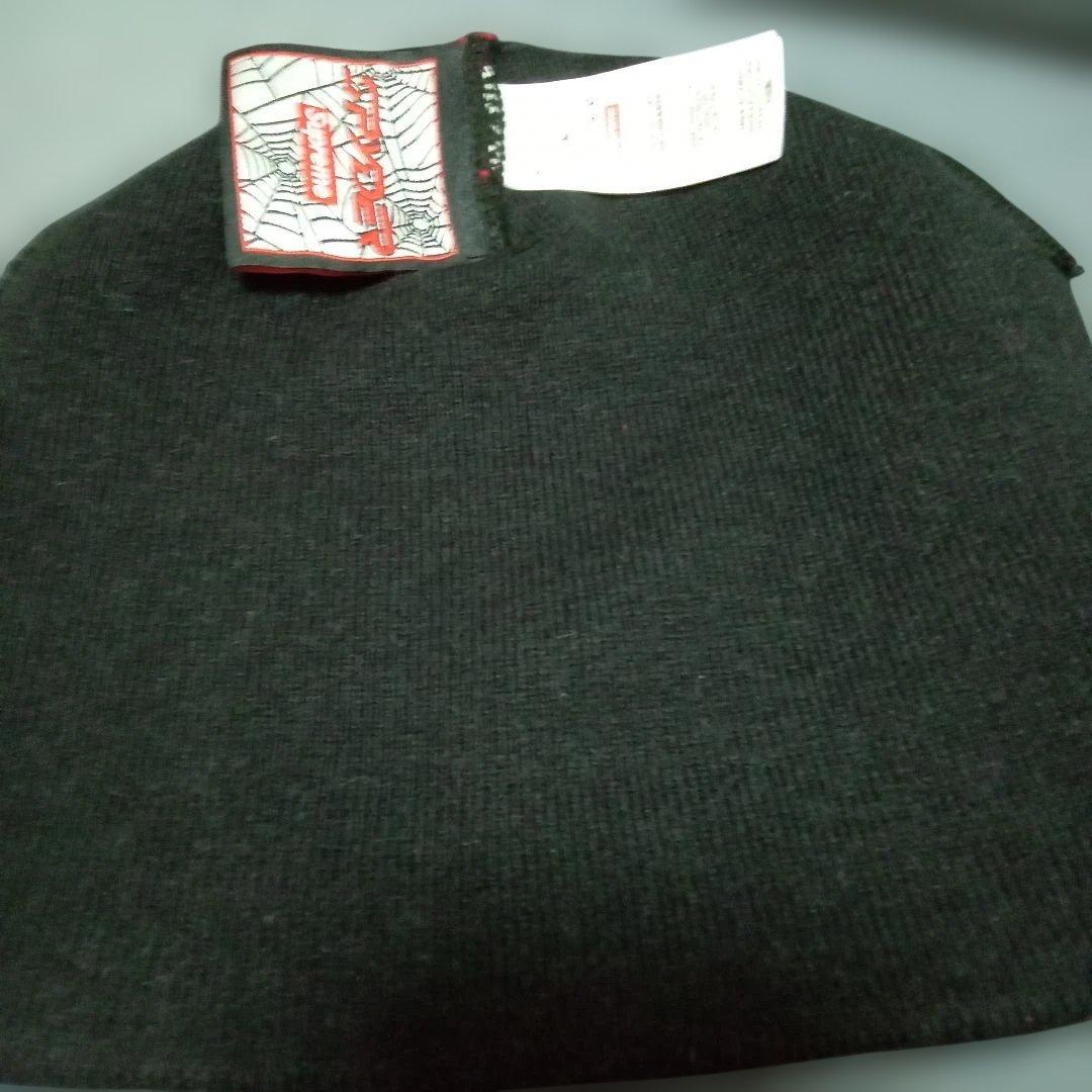 シュプリーム Supreme/Spyder ビーニー 黒 赤 ニット帽