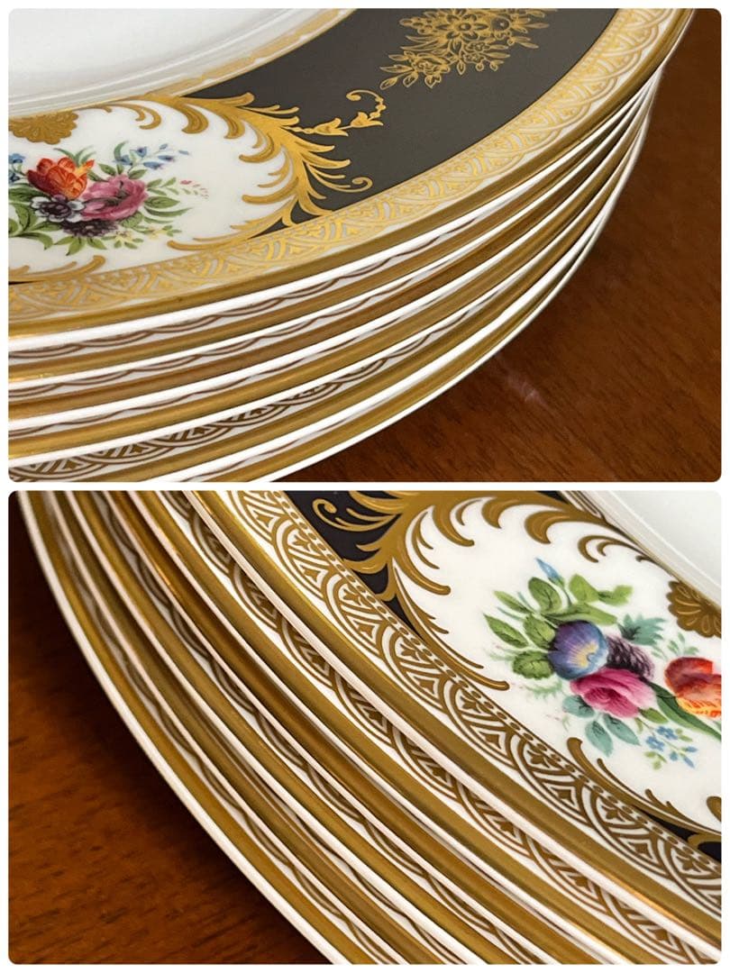 【希少品】英国製　ウェッジウッド★グロブナーガーデン★ディナー皿　6枚