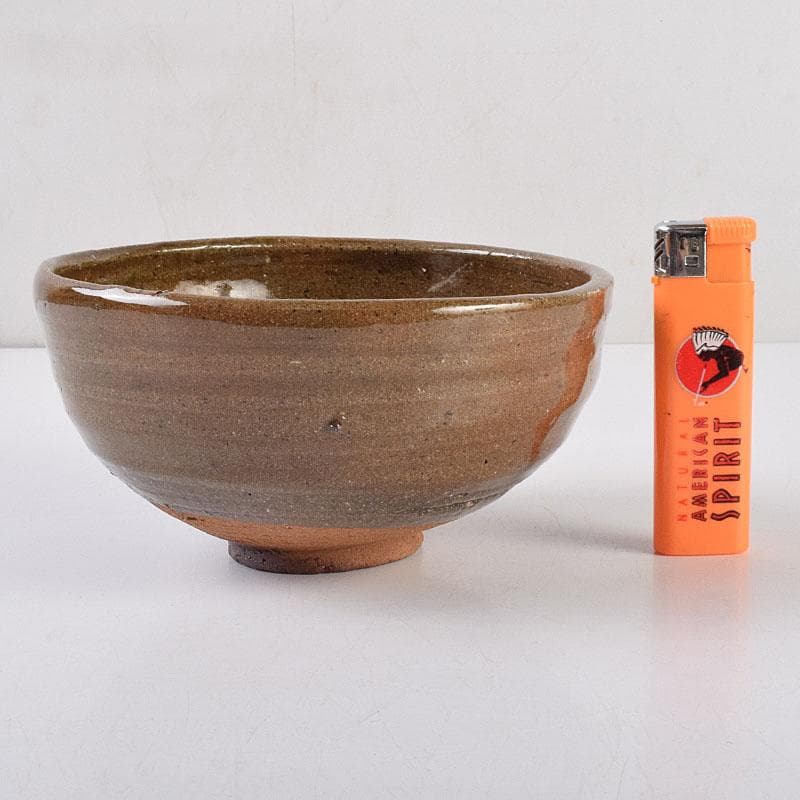 茶道具　清水六兵衛作　絵唐津　茶碗　銘和心　共布　淡々斎極め箱　V　R9212