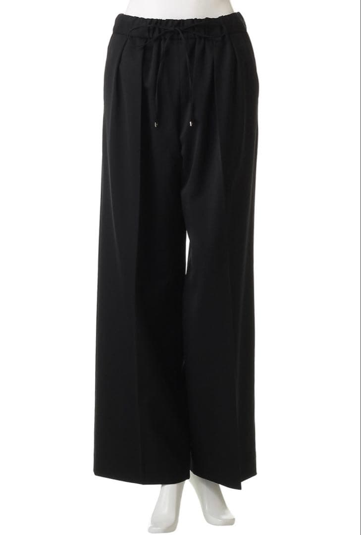 ebure 2025AW ウールベネストレッチ イージーワイドパンツ