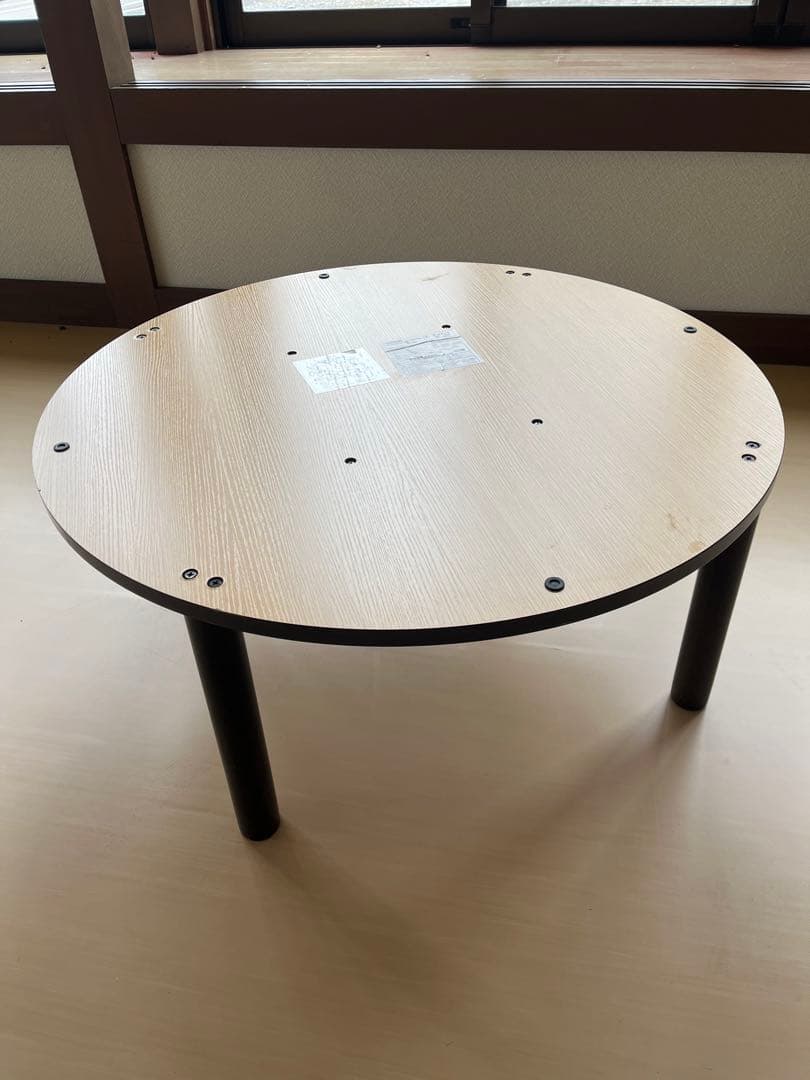中古 家具調こたつ 丸テーブル EK-YM807 2017年製 おおたけ