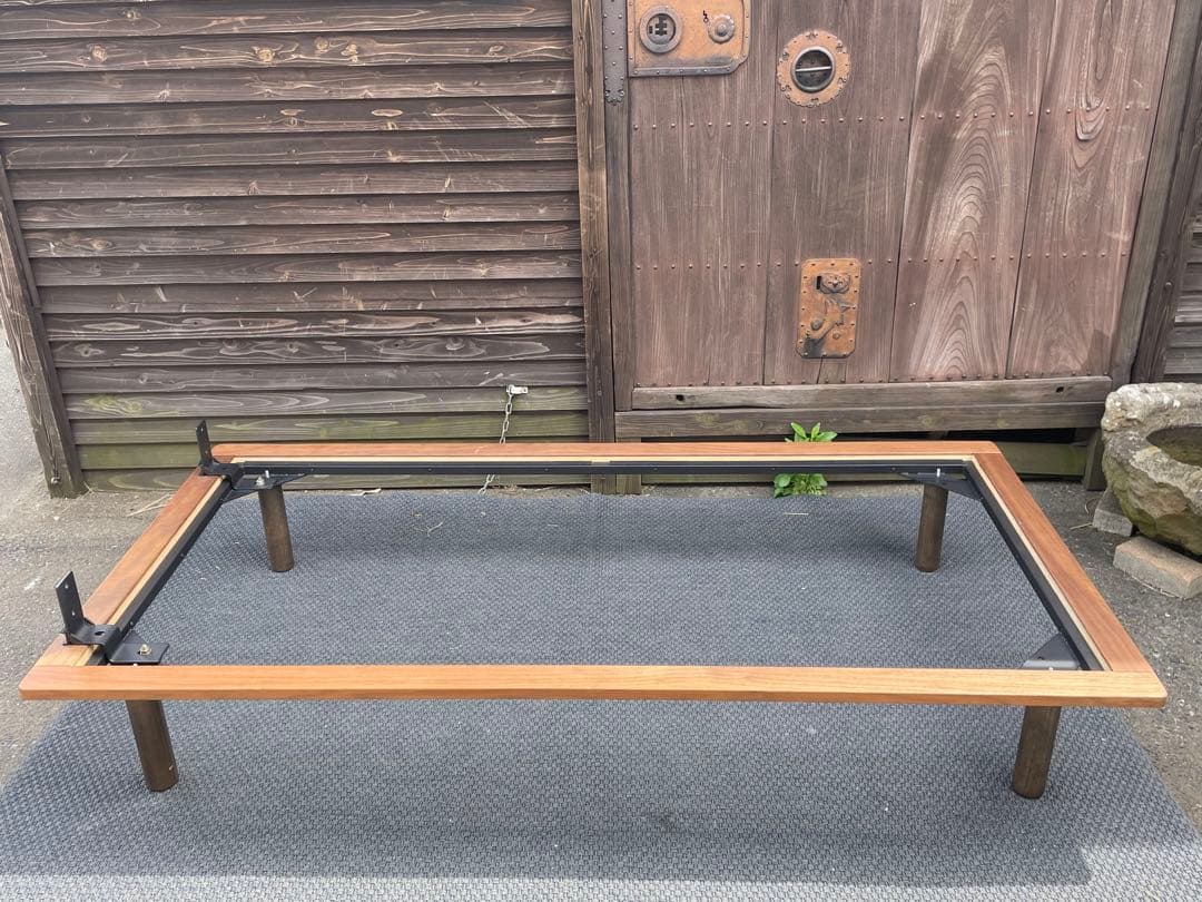 無印良品　木製ベッドフレーム　シングル　ウォールナット材　仙台　宮城