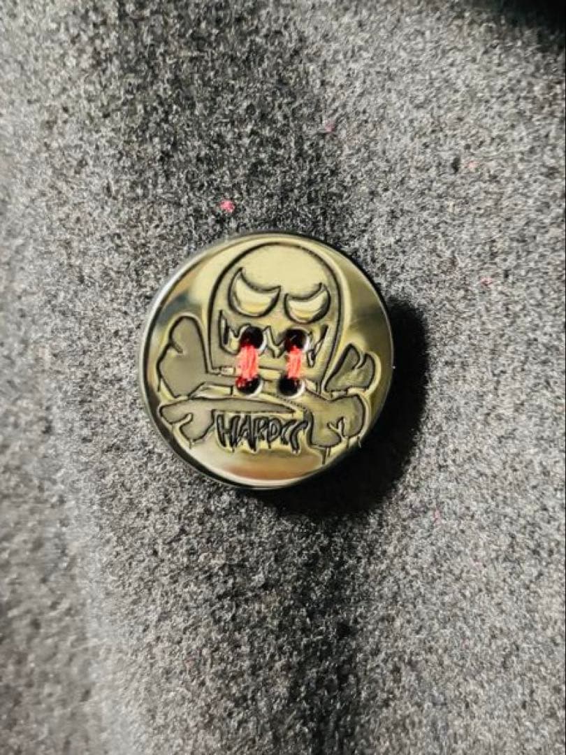 廃盤品 ハードコアチョコレート XLアルカトラズ スタッズ付ピーコート Pコート