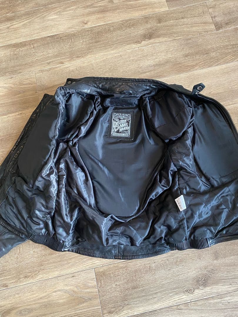 【バイク用プロテクター入りレザージャケット】DEGNER 羊革ヴィンテージ風