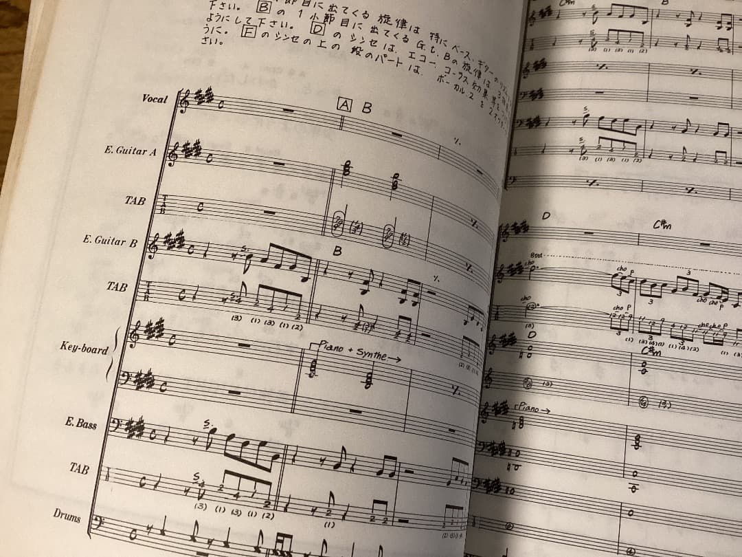 ★楽譜/モダンウエイブ/井上鑑/安部恭弘/鈴木雄大/稲垣潤一/タブ譜バンドスコア