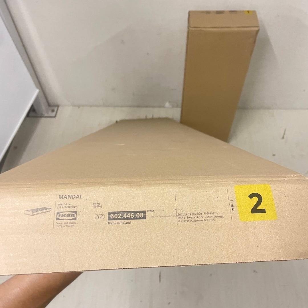 24922 【未開封品】シングルベッドフレーム IKEA MANDAL S