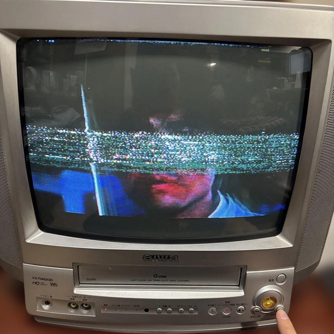 aiwa VX-T14GX30 ブラウン管テレビ（テレビデオ）
