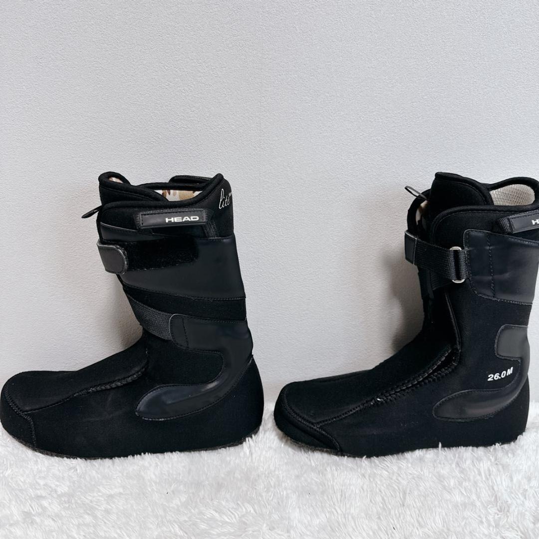 HEAD ヘッド スノーボードブーツ 26cm ダブル ボア BOA ダイヤル式