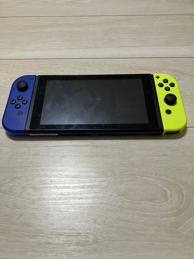 [訳あり]Nintendo Switch 本体 ブルー/ネオンイエロー[箱あり]