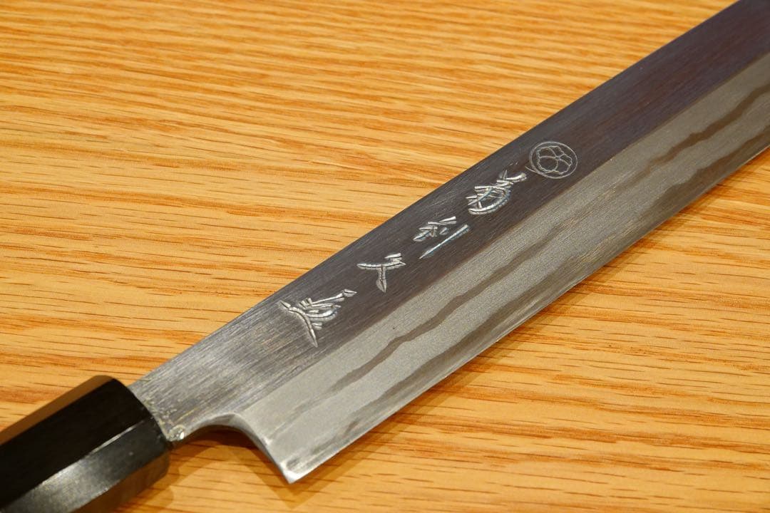 菊利久(長直) 柳刃包丁 300mm 片刃右