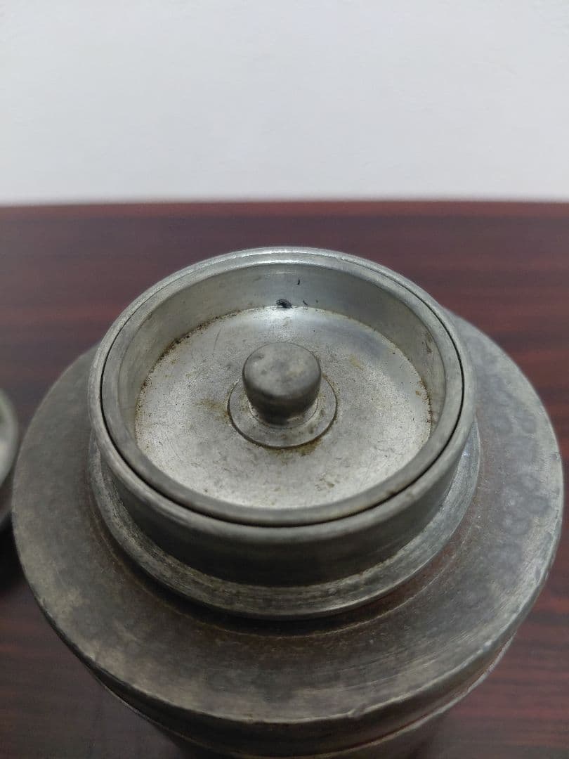 錫製 茶壺 在銘 茶道具 煎茶道具