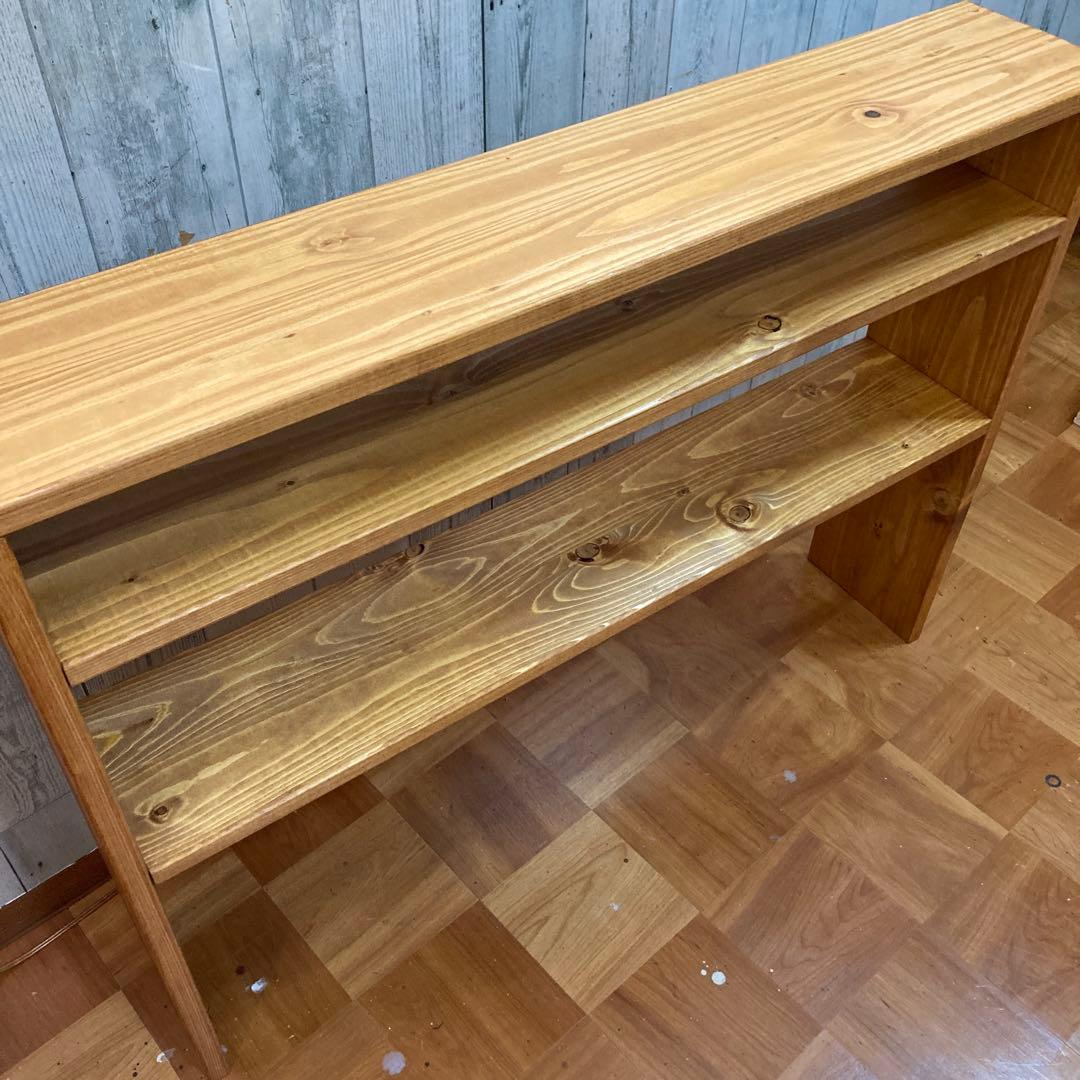 シェルフ 飾り棚 幅88cm パイン材