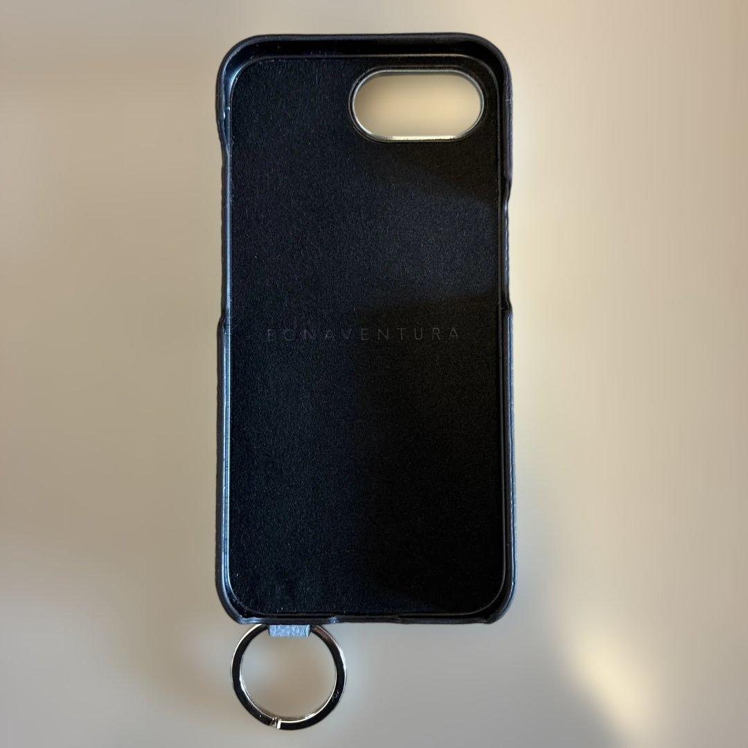【美品】bonaventura iPhone16e ケース　ストラップ付