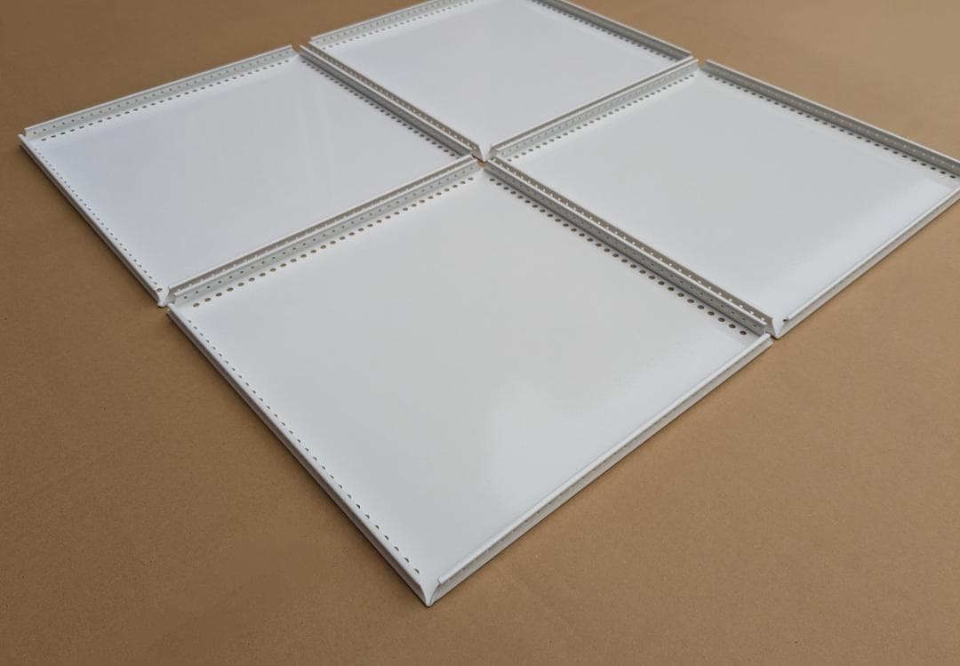 USMハラー用パーツ 中間パネル 板 33.5x33.5cm 部品 白 4枚