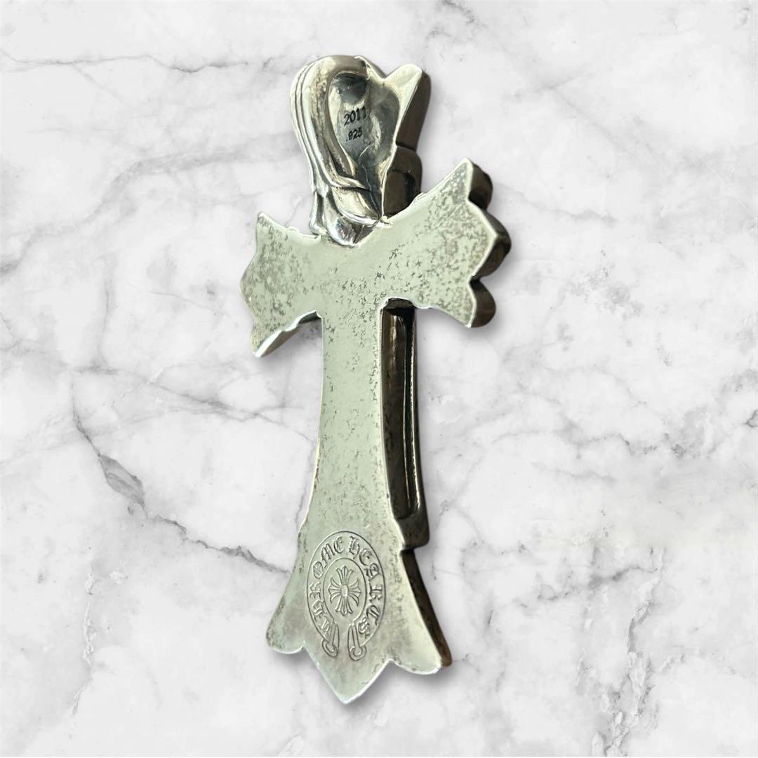 Chrome Hearts DBLラージダブルCHクロス ペンダント