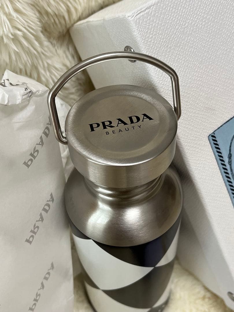 【未使用】PRADAプラダ｜タンブラー·水筒·ステンレス（箱あり）