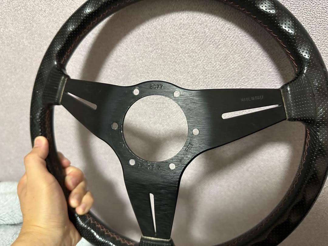 Nardi Rally Deepステアリング 350mm ブラック