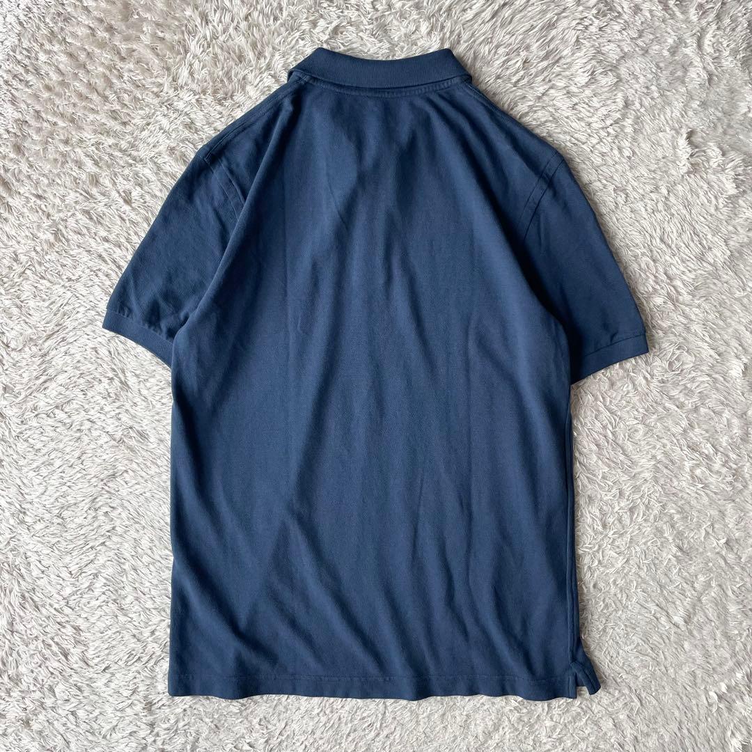 新品タグ付 LUIGI BORRELLI ポロシャツ 50 ブルー