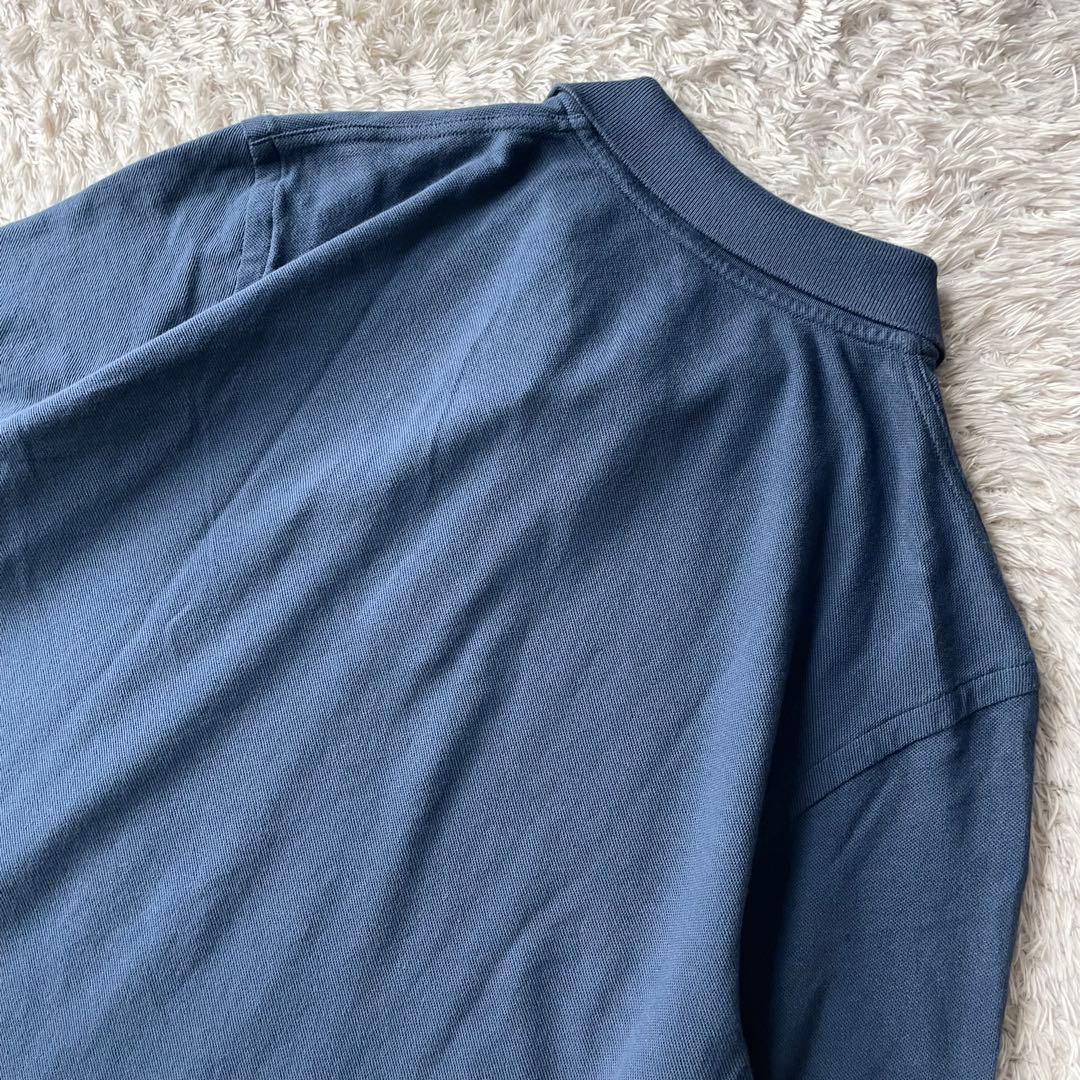 新品タグ付 LUIGI BORRELLI ポロシャツ 50 ブルー