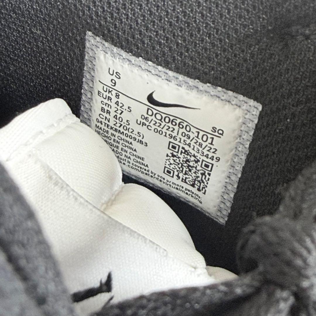 【正規品】NIKE エアジョーダン1 ハイ ゴルフ スニーカー 27cm 白 黒