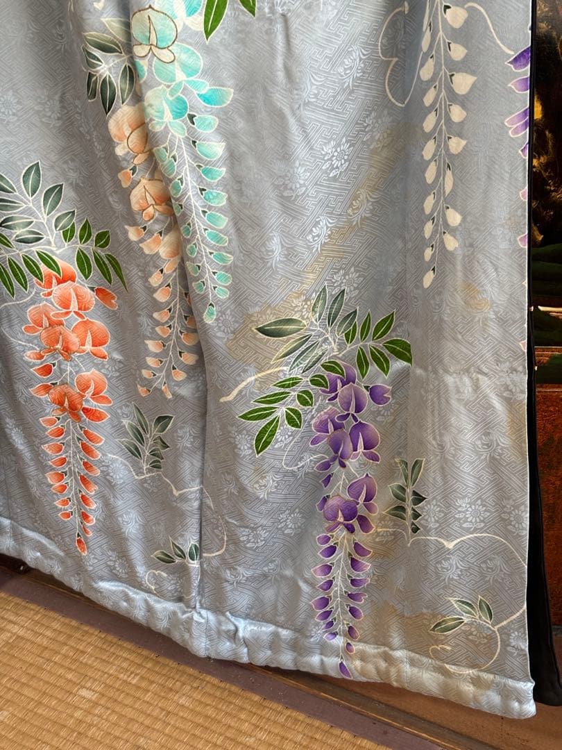 正絹・芸者裾引き(舞台用)、日舞・お芝居などに