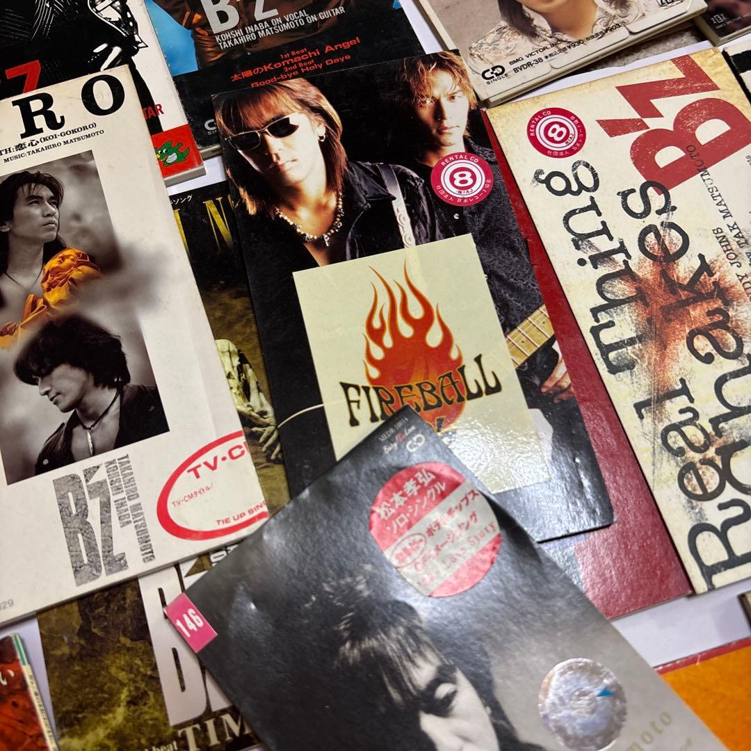 B'z 初期〜中期頃CDコレクション多数、DVD1個