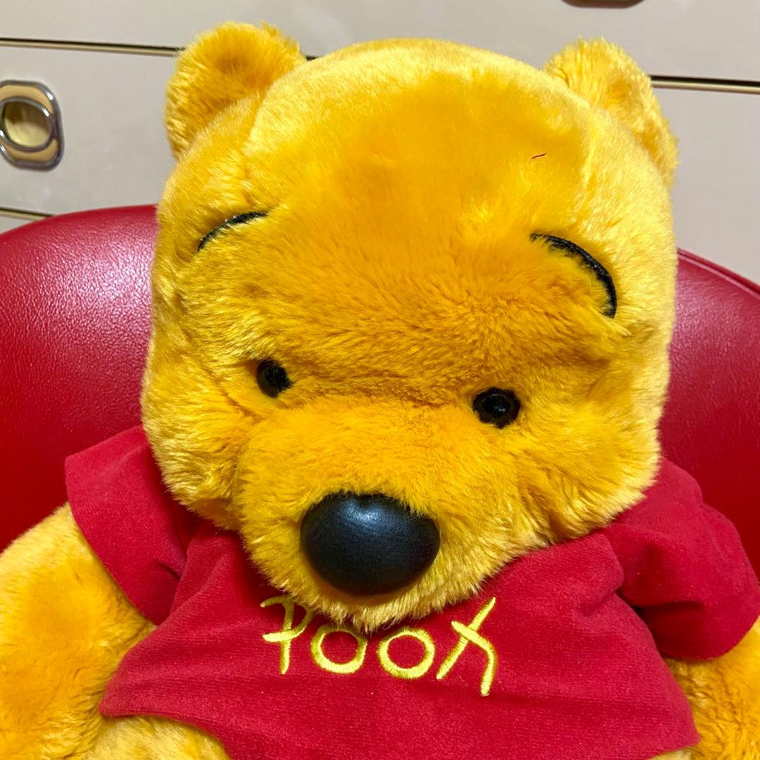 レトロ ディズニー くまのプーさん 大きな ぬいぐるみ ハンドパペット