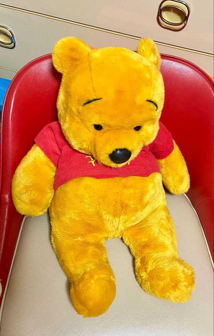 レトロ ディズニー くまのプーさん 大きな ぬいぐるみ ハンドパペット