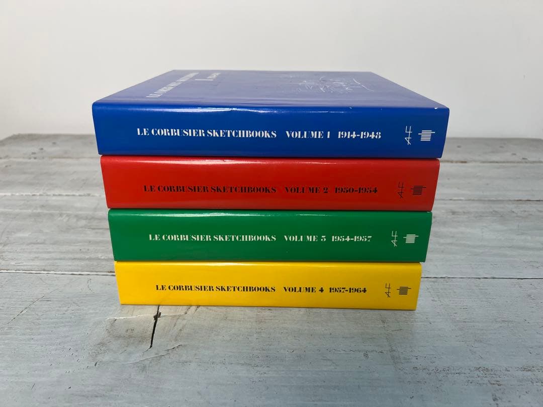 【mats】LE CORBUSIER SKETCHBOOKSスケッチ全4巻