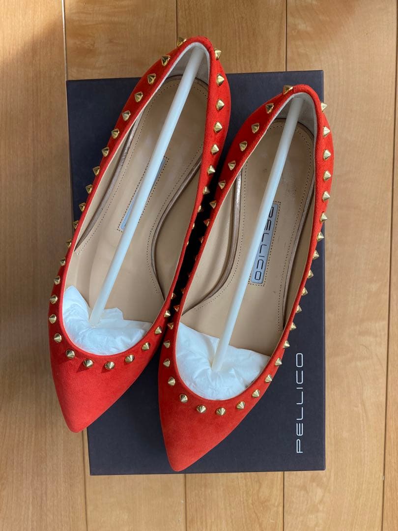 値下げしました！PELLICO スタッズフラットシューズ