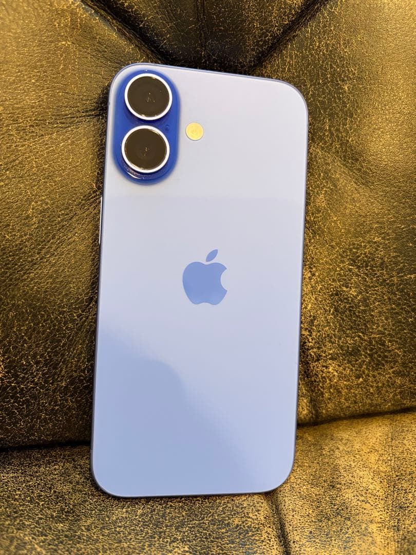 充電100%美品iPhone16 128GBウルトラマリンSIMフリー正規品