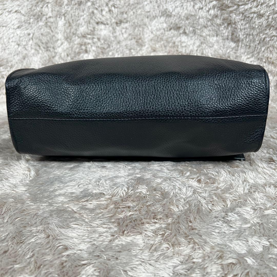 WEB限定イアパピヨネ 柄ワイドテープ ショルダーバッグ ブラック