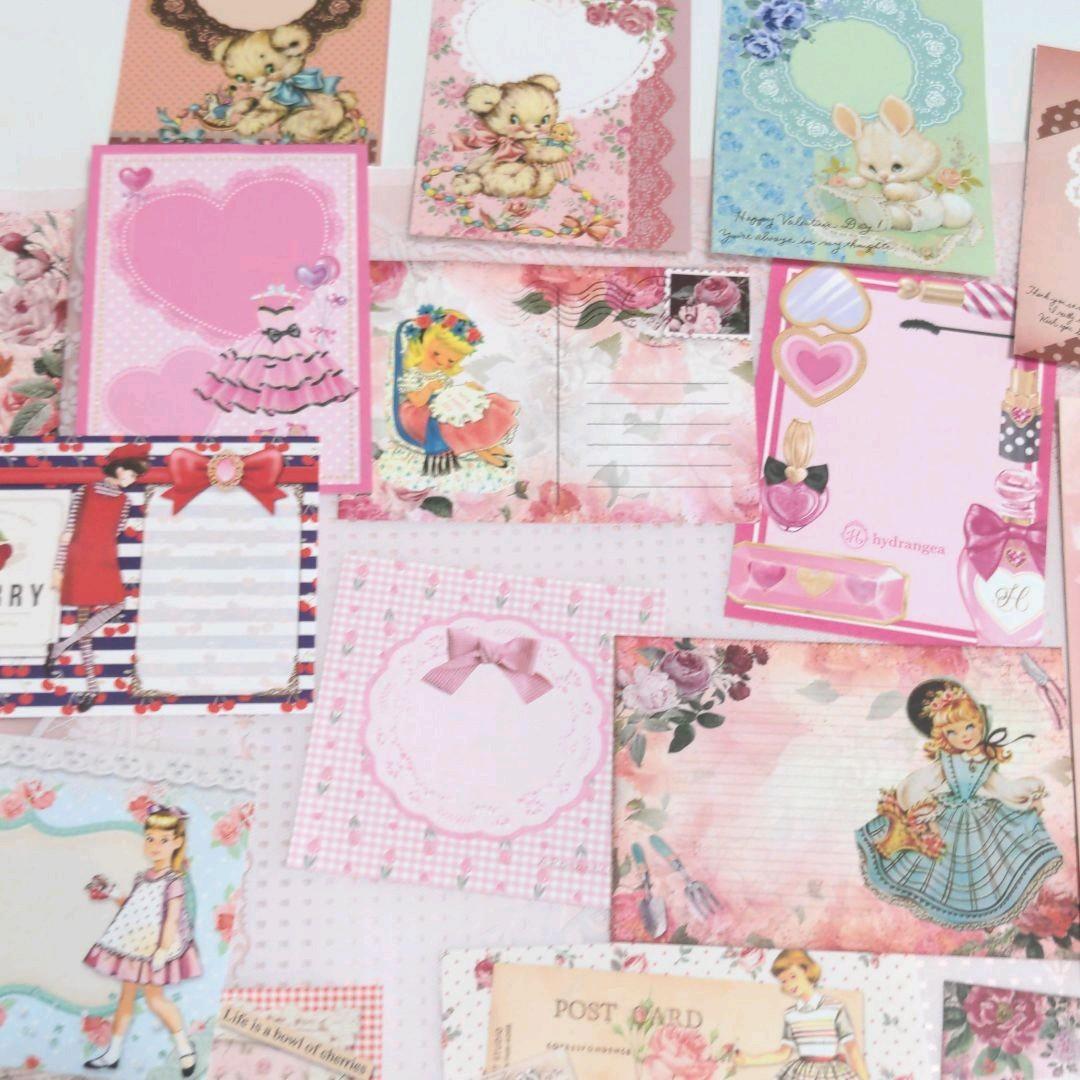 のり様♥ご確認用♥新作ガーリーレトロガール♥可愛いバラメモ♯630