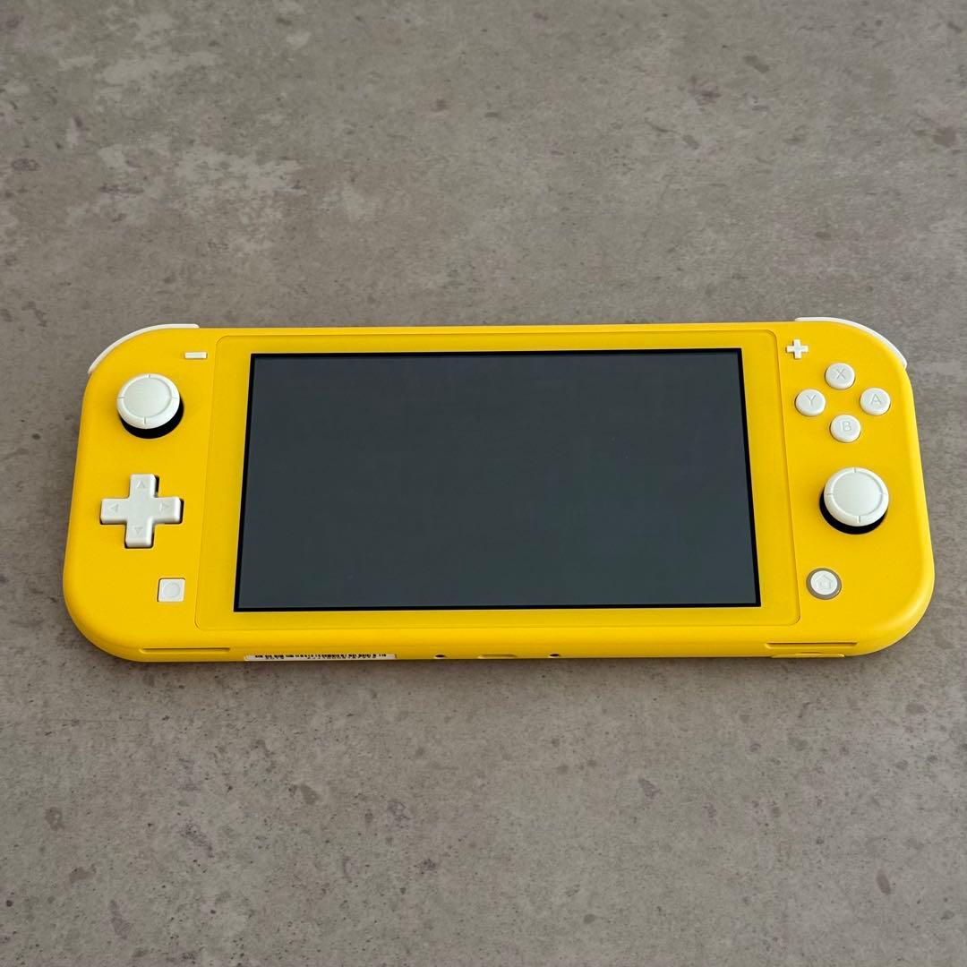 Nintendo Switch Lite イエロー 本体+ACアダプター(箱無)
