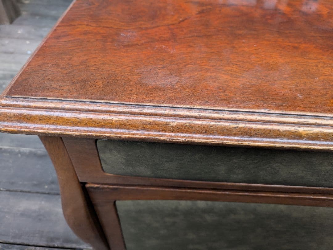 オールドマルニ　木製キャビネット　サイドチェスト　マルニ木工　昭和レトロ