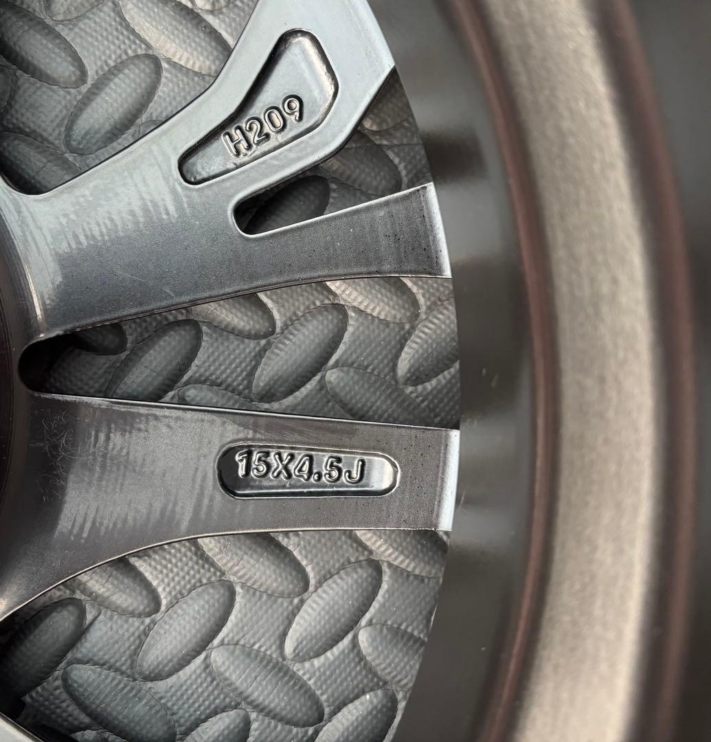 美品 ウェッズ レオニス TE 15インチ 4.5j オフセット45 4本セット
