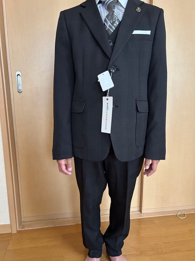 waltz by BEAMS DESIGN 150 男の子 フォーマルスーツ　黒