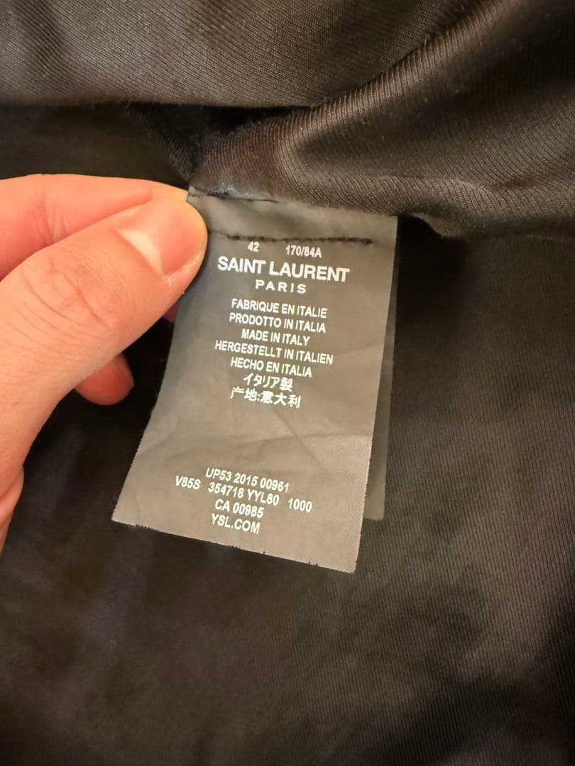 SAINT LAURENT サンローラン テディジャケット 42 エディ期