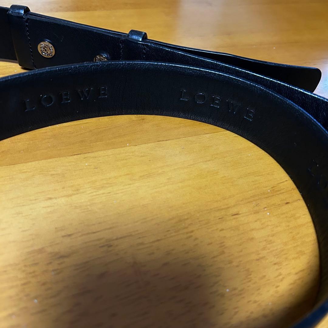 レイくんLOEWE ロエベ リピートアナグラム ショルダーバッグ ブラック