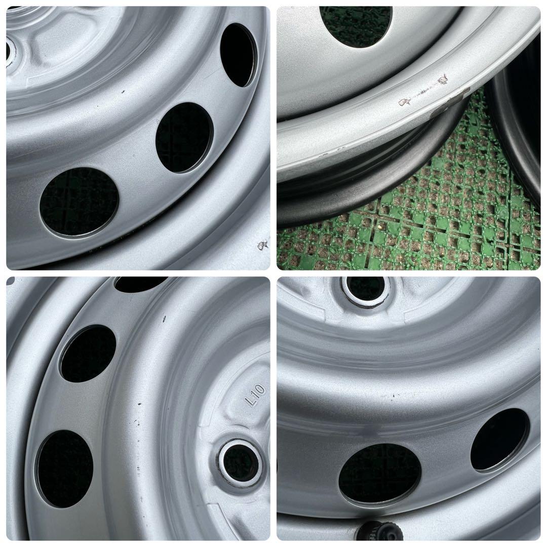 トヨタ純正 プロボックス 14インチスチールホイール シルバー色4本