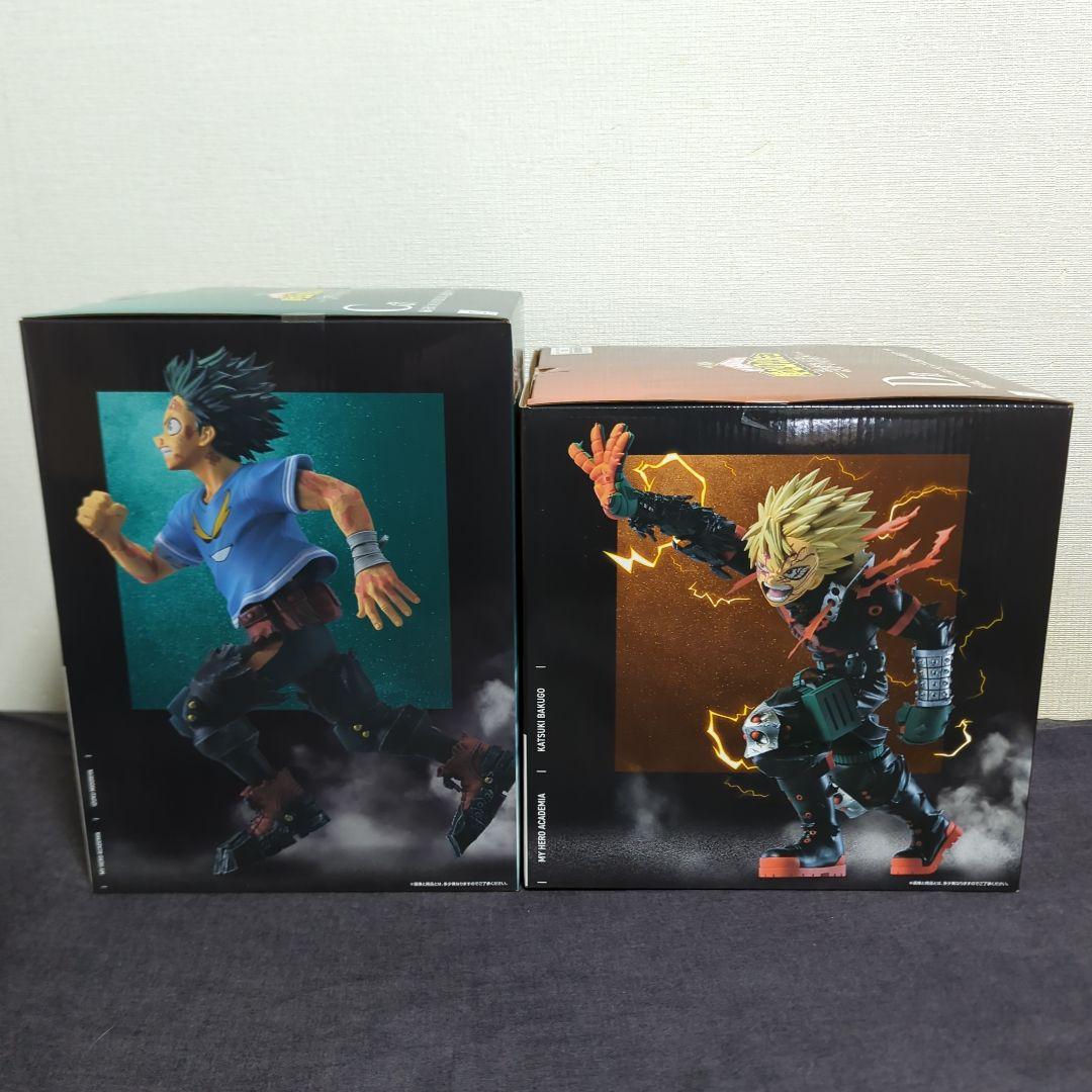 ​【現物有り】一番くじ ヒロアカ C賞 緑谷出久 D賞 爆豪勝己　2体セット