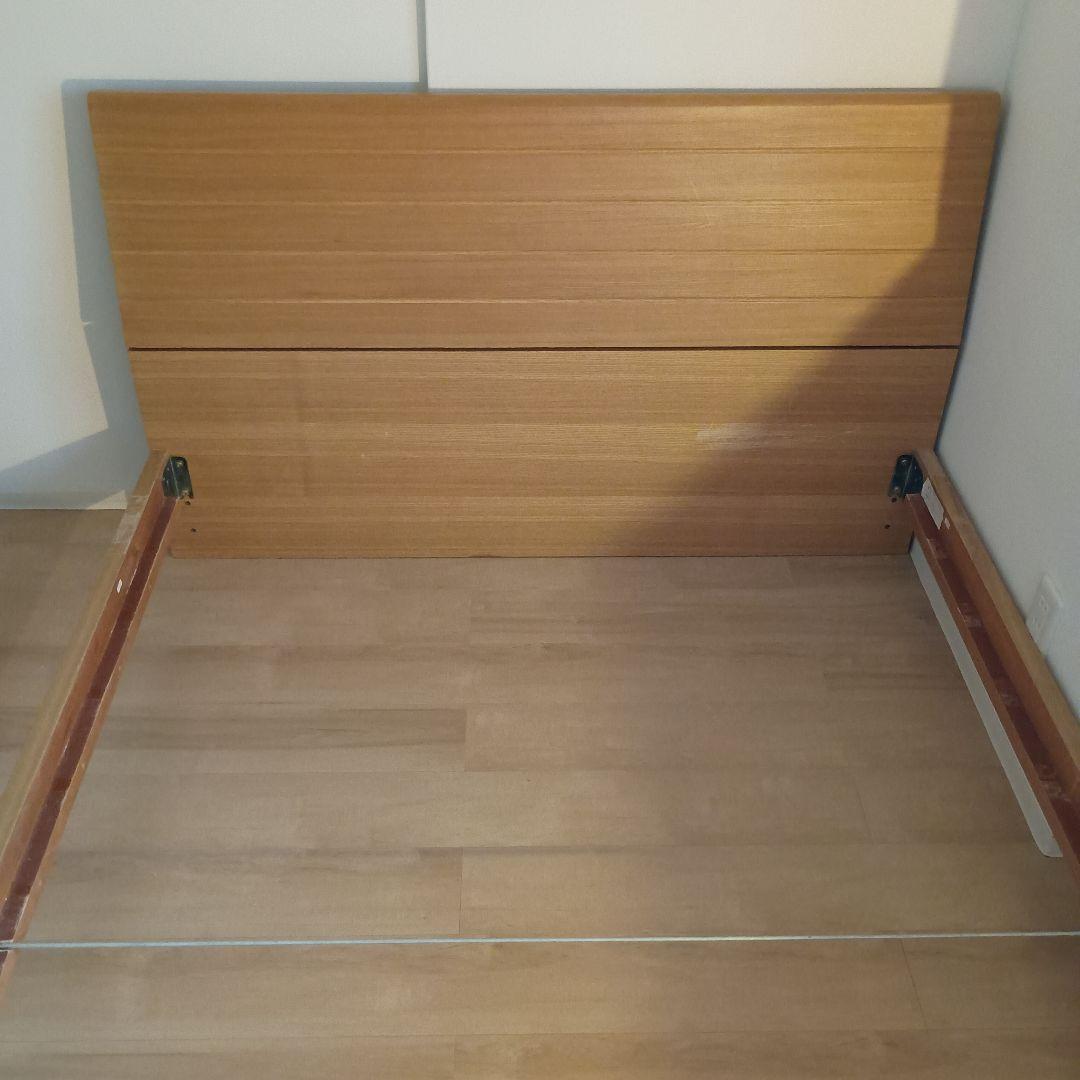 島忠 木製ダブルベッドフレーム