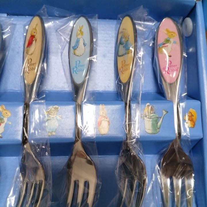 ピーターラビットスプーン&フォーク10本セット