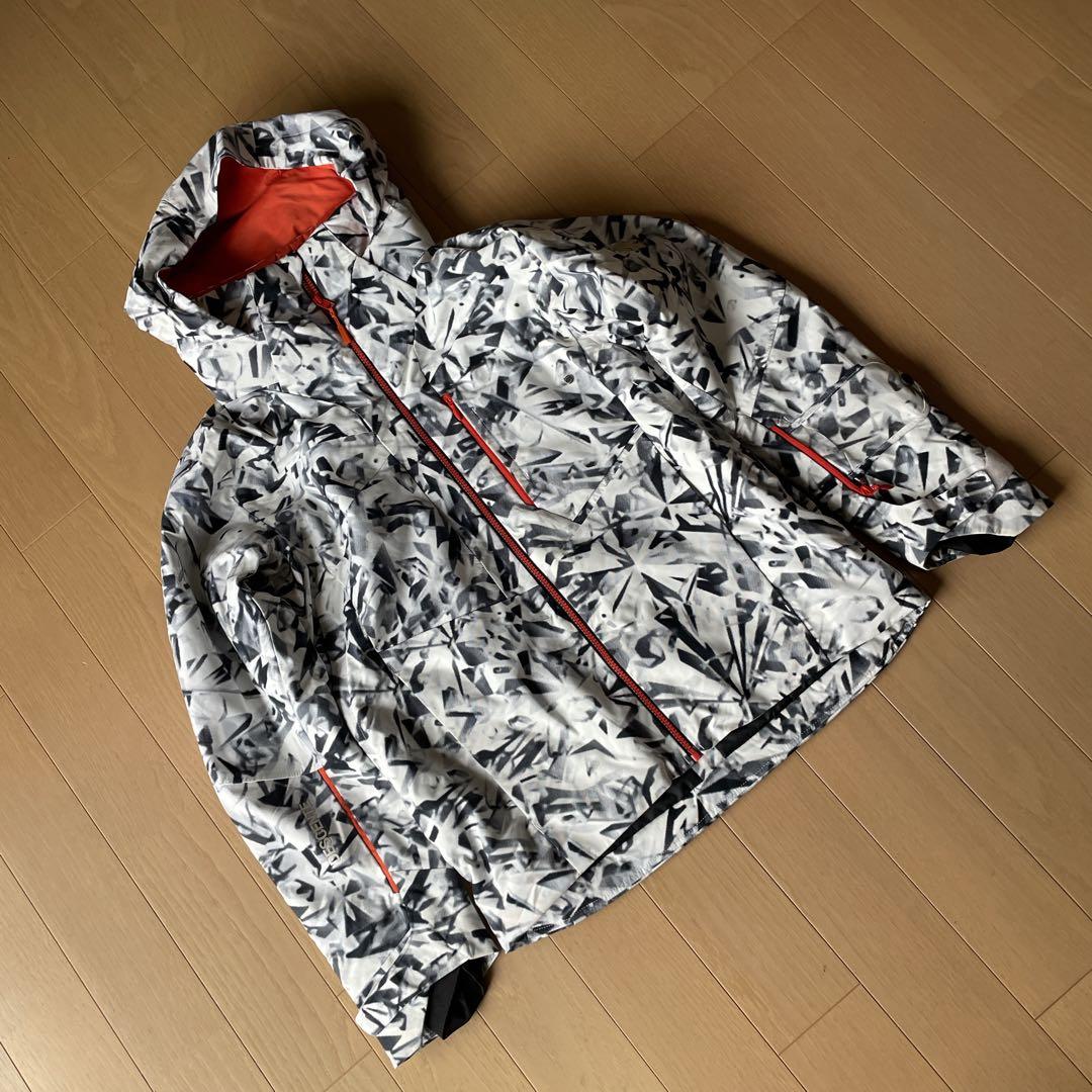 デサントDESCENTEスキーウェア　上下セット　デモチーム　中古　サイズL