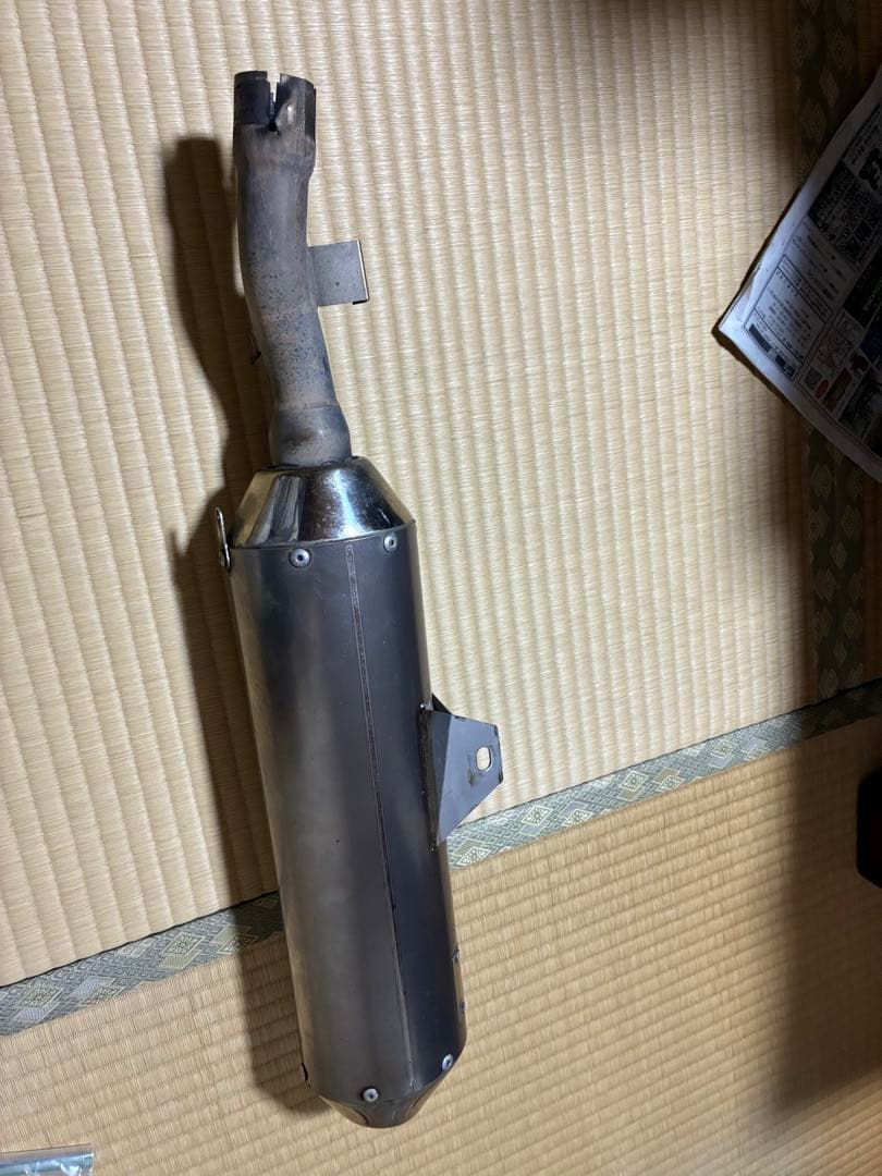 セロー250用　dB‘s チタンスリップオンマフラー　(ステー破損)