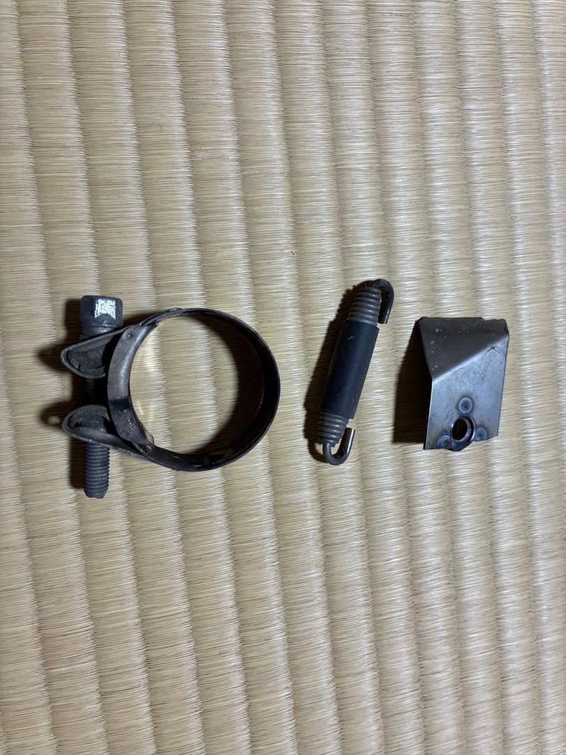 セロー250用　dB‘s チタンスリップオンマフラー　(ステー破損)