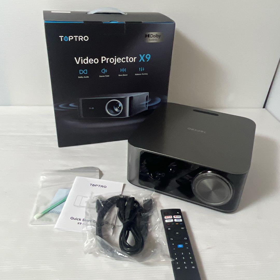 TOPTRO X9 プロジェクター 4K ホームシネマ