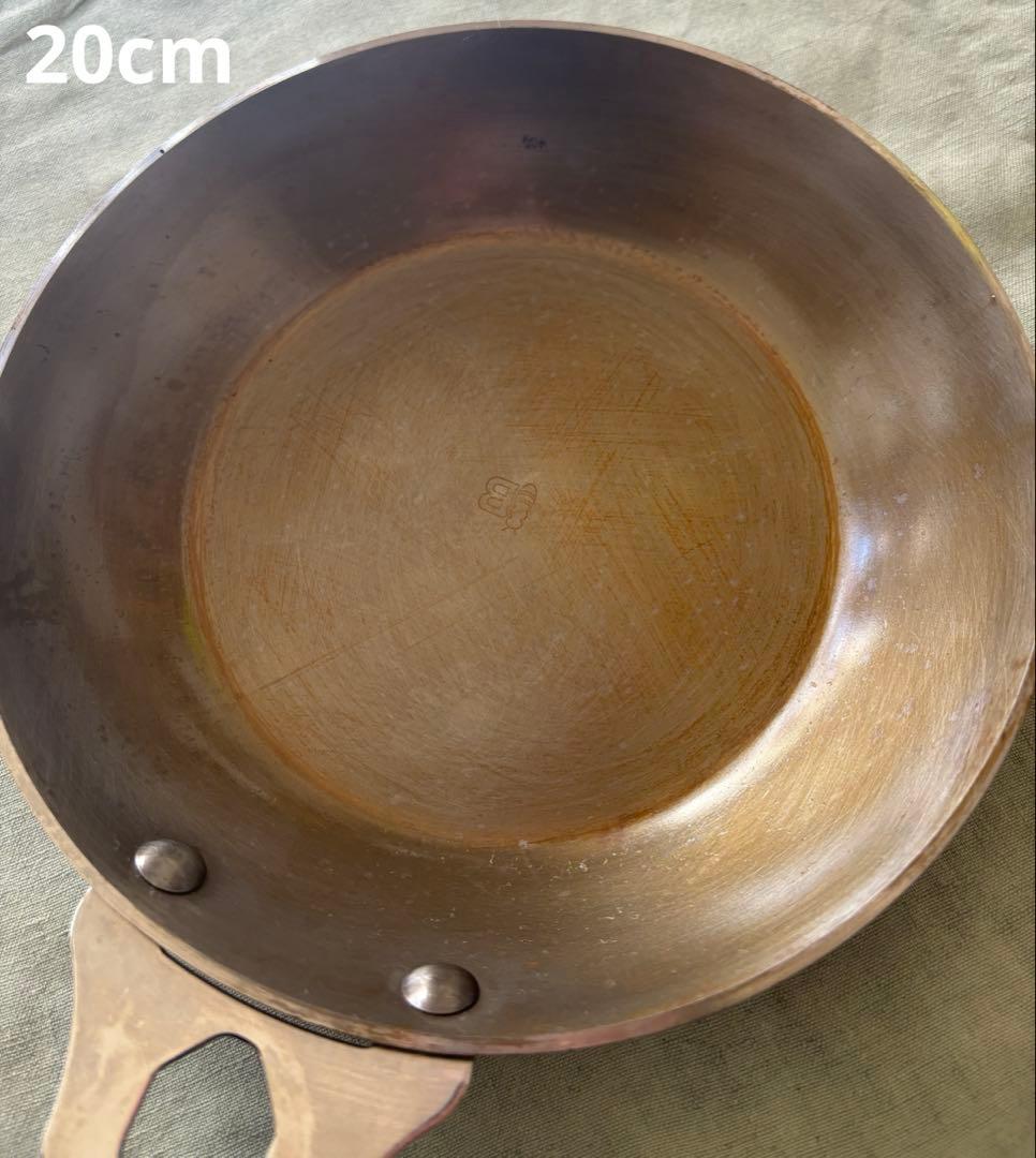 【最終値下げ】de Buyer デバイヤー鉄フライパン28cm/20cm セット