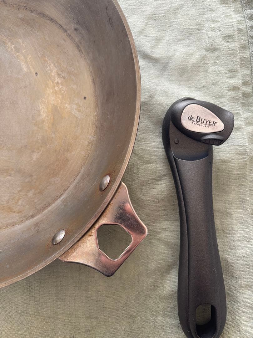 【最終値下げ】de Buyer デバイヤー鉄フライパン28cm/20cm セット