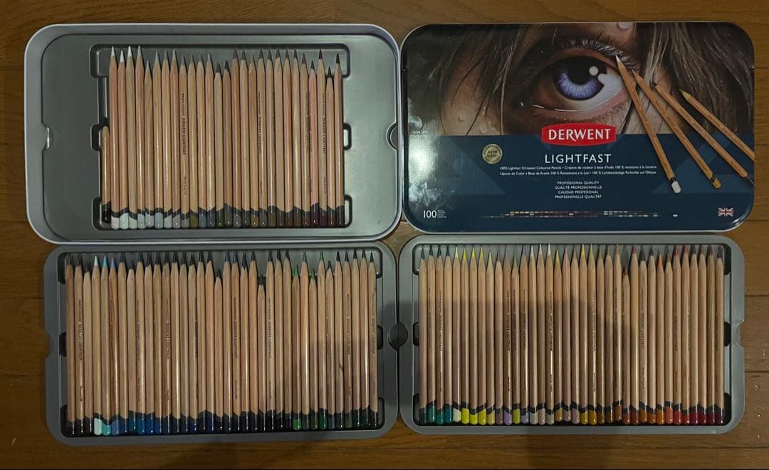 ダーウェント　ライトファスト (油性色鉛筆) 100色